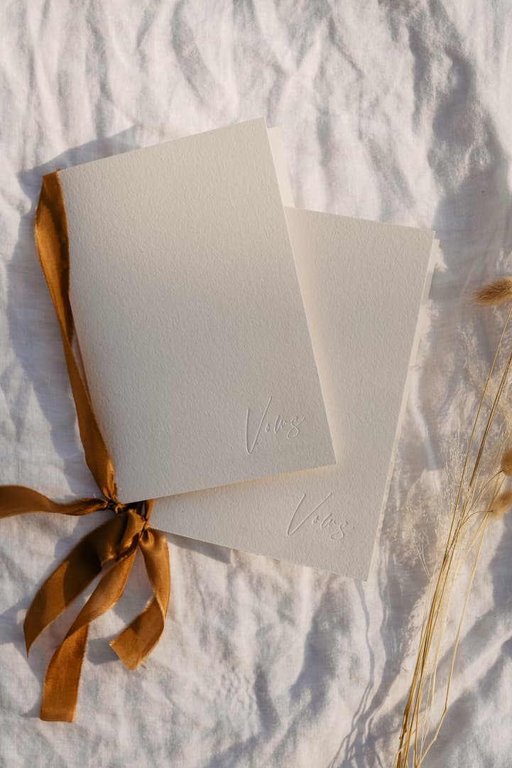 Vow books for your paris elopement