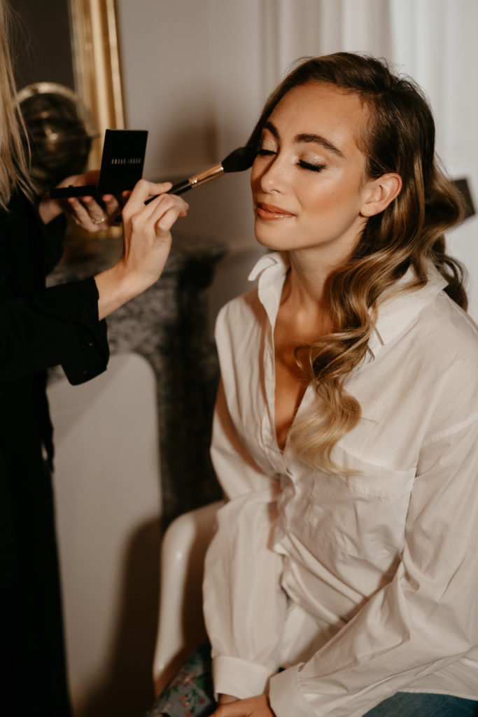 preparation make up artist bride paris