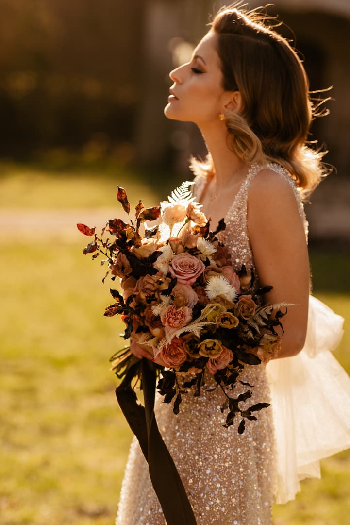 Beautiful bride elopement wedding