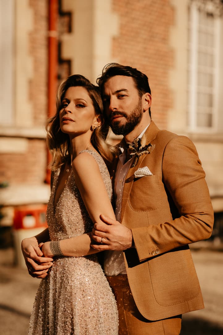 couple intimate glowing photoshoot