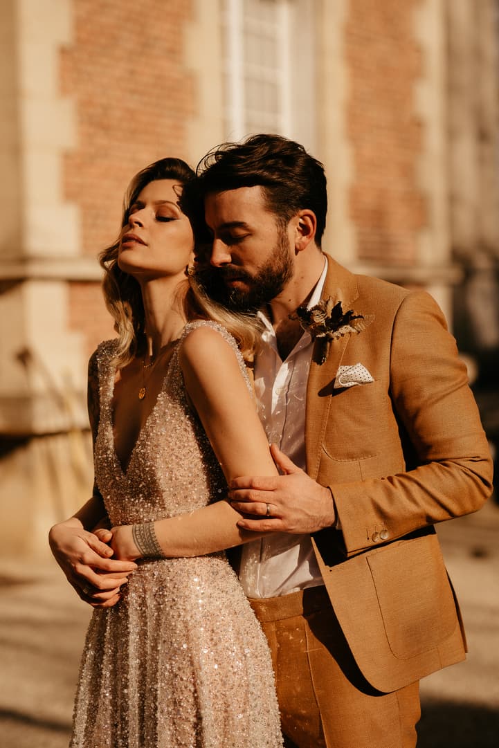 couple intimate glowing photoshoot