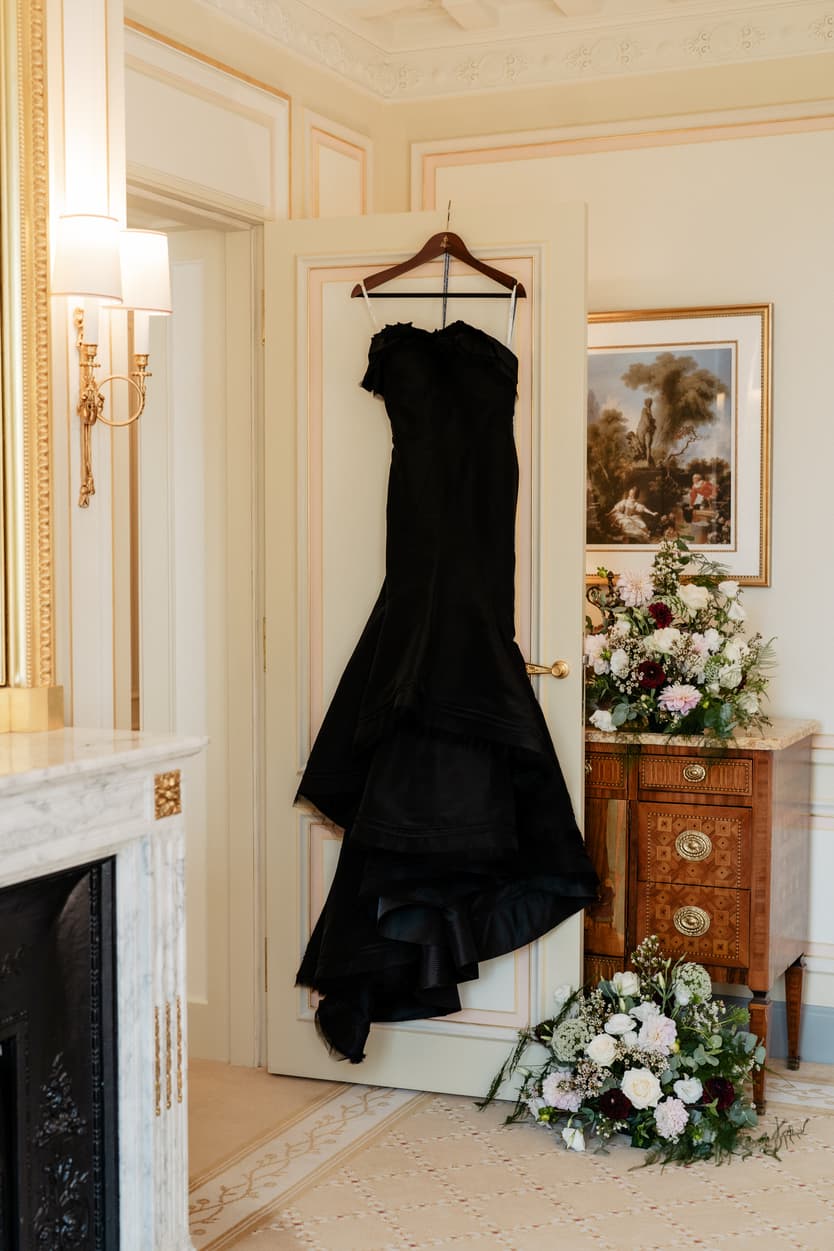 Paris Elopement Packages Elopement Photographer Videographer Ritz Paris black dress
