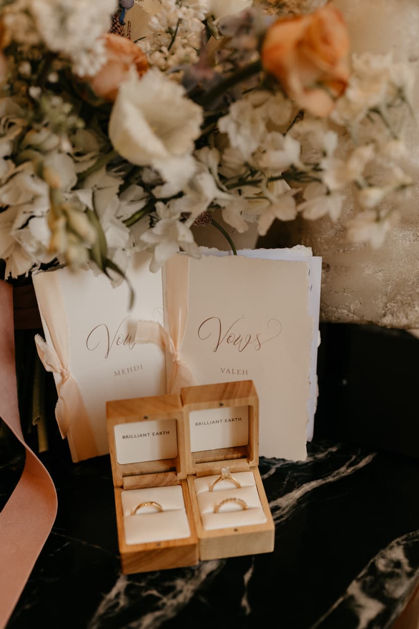Paris Elopement Packages Elopement Photographer Videographer winter elopement bouquet vows rings