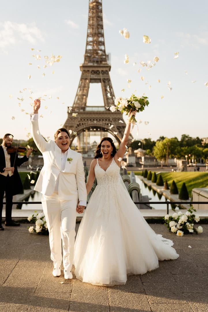 Best Elepement Ceremony Locations Trocadero - eiffel tower view