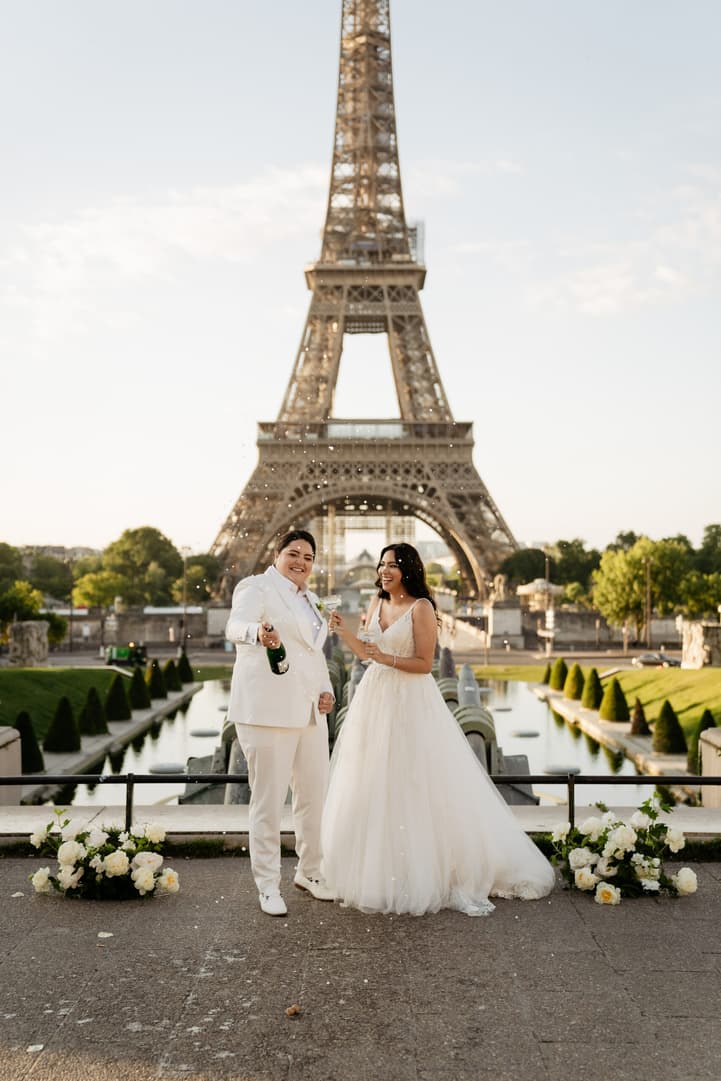 Best Elepement Ceremony Locations Trocadero - eiffel tower view