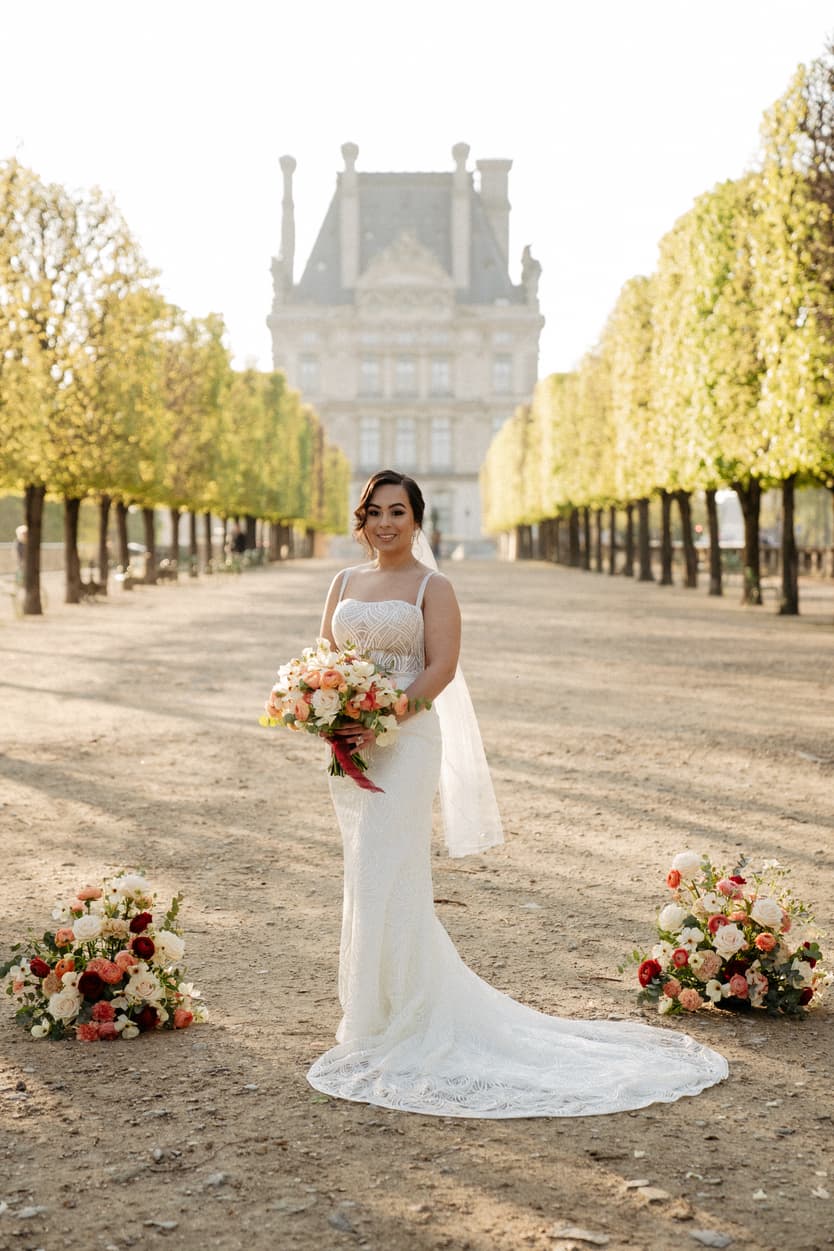 Best Elepement Ceremony Locations in Paris at the Tuileries Garden - Jardin des Tuileries