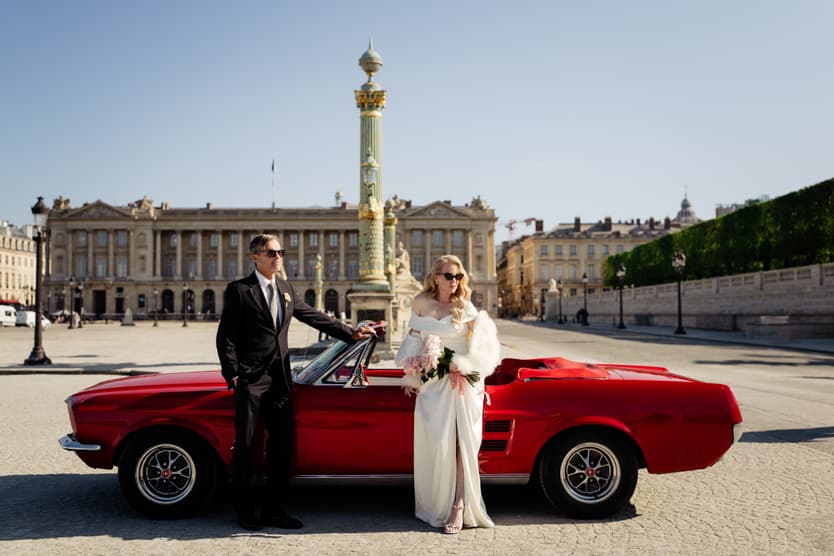 Old money hollywood paris vintage car